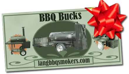 Lang BBQ Bucks Gift Certificate