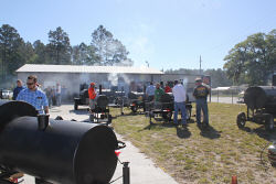 Hands-on outdoor experience smoker cooking on a Lang BBQ Smoker
